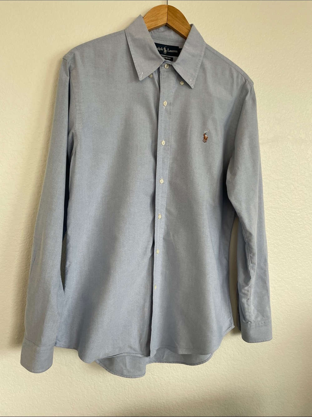 Ralph Lauren Light Blue Button-Down Oxford Dress Shirt